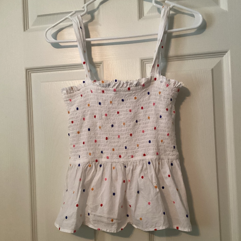 Loft polka dot tank, XS